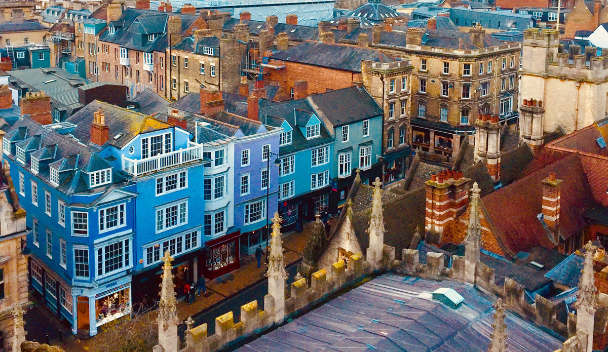 Aerial view of Oxford Aerial view of Oxford